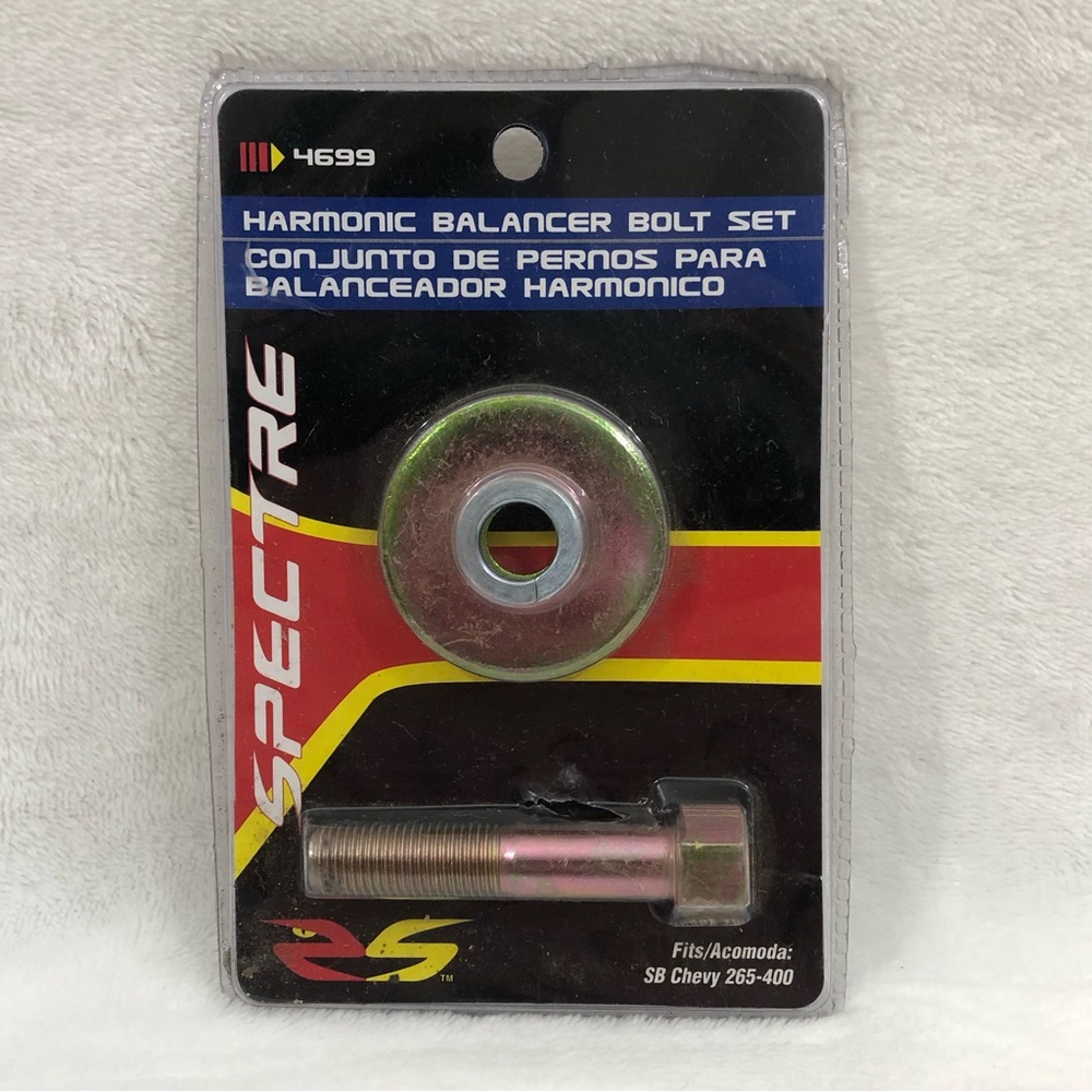 Spectre Performance 4699 Automotive SB Chevy Engine Harmonic Balancer Bolt Set.